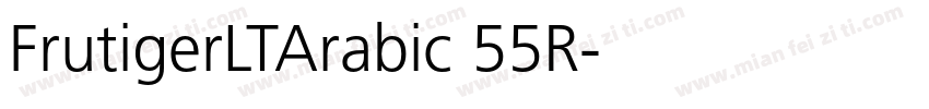 FrutigerLTArabic 55R字体转换